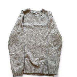 Zara Men's Light Gray Crewneck Sweater